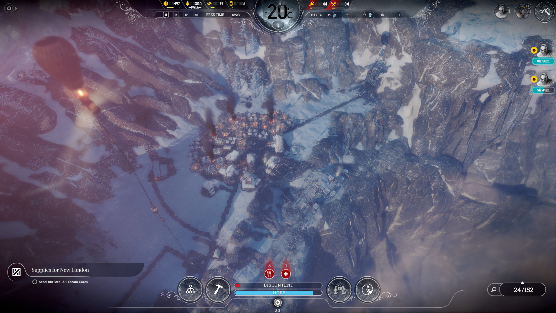 Купить Frostpunk: On The Edge дешево ключ Steam для PC