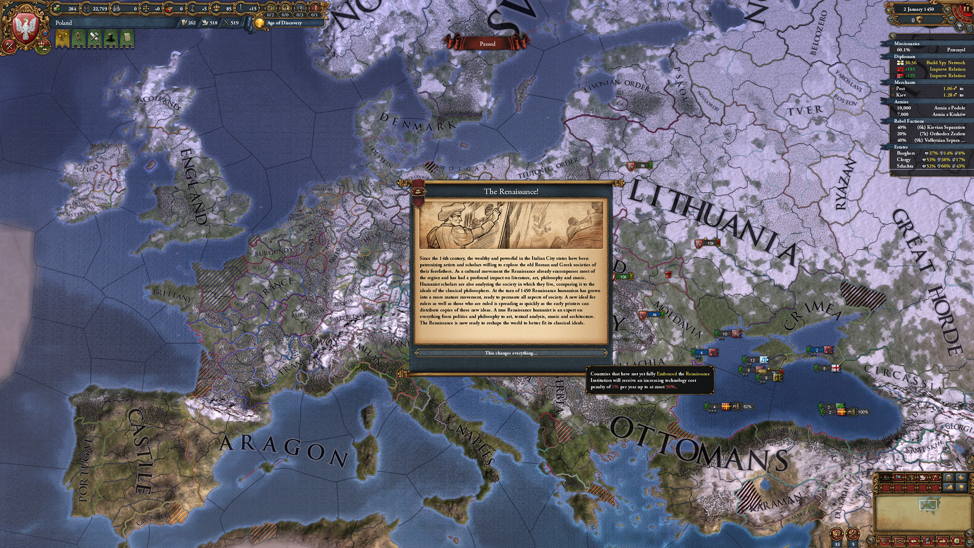 Купить Europa Universalis IV дешево ключ Steam для PC