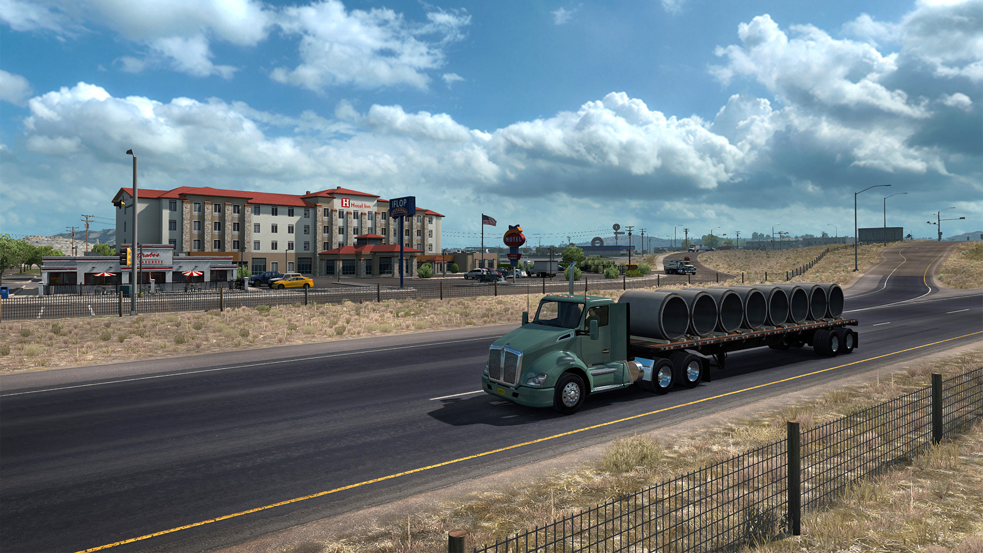 Купить American Truck Simulator - New Mexico дешево ключ Steam для PC