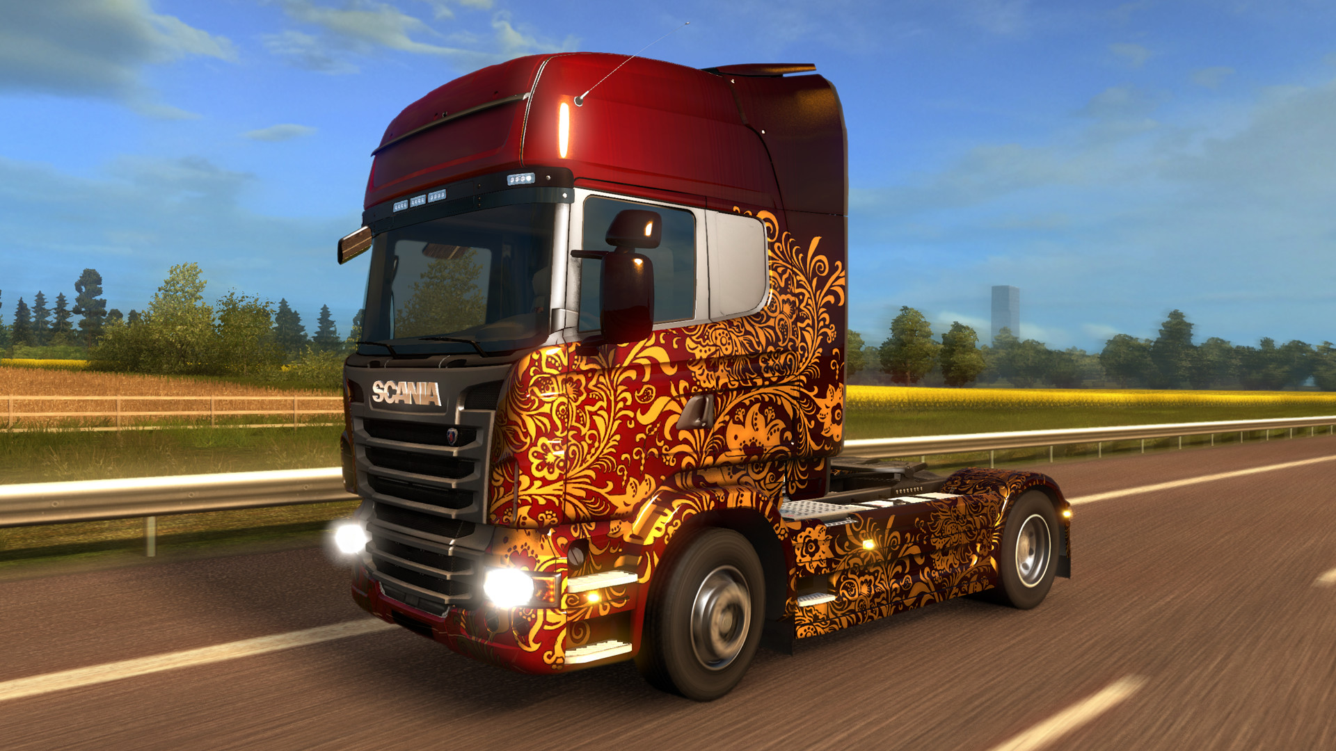 Купить Euro Truck Simulator 2 - Russian Paint Jobs Pack дешево ключ Steam  для PC